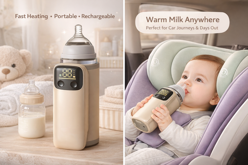 Milk Bottle Insulation Sleeve / Bottle Warmer - Smart Temperature Display Baby Bottle