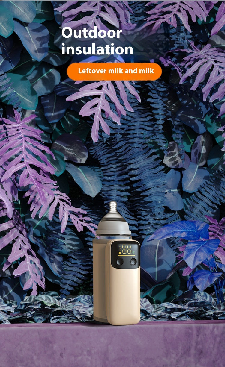 Milk Bottle Insulation Sleeve / Bottle Warmer - Smart Temperature Display Baby Bottle