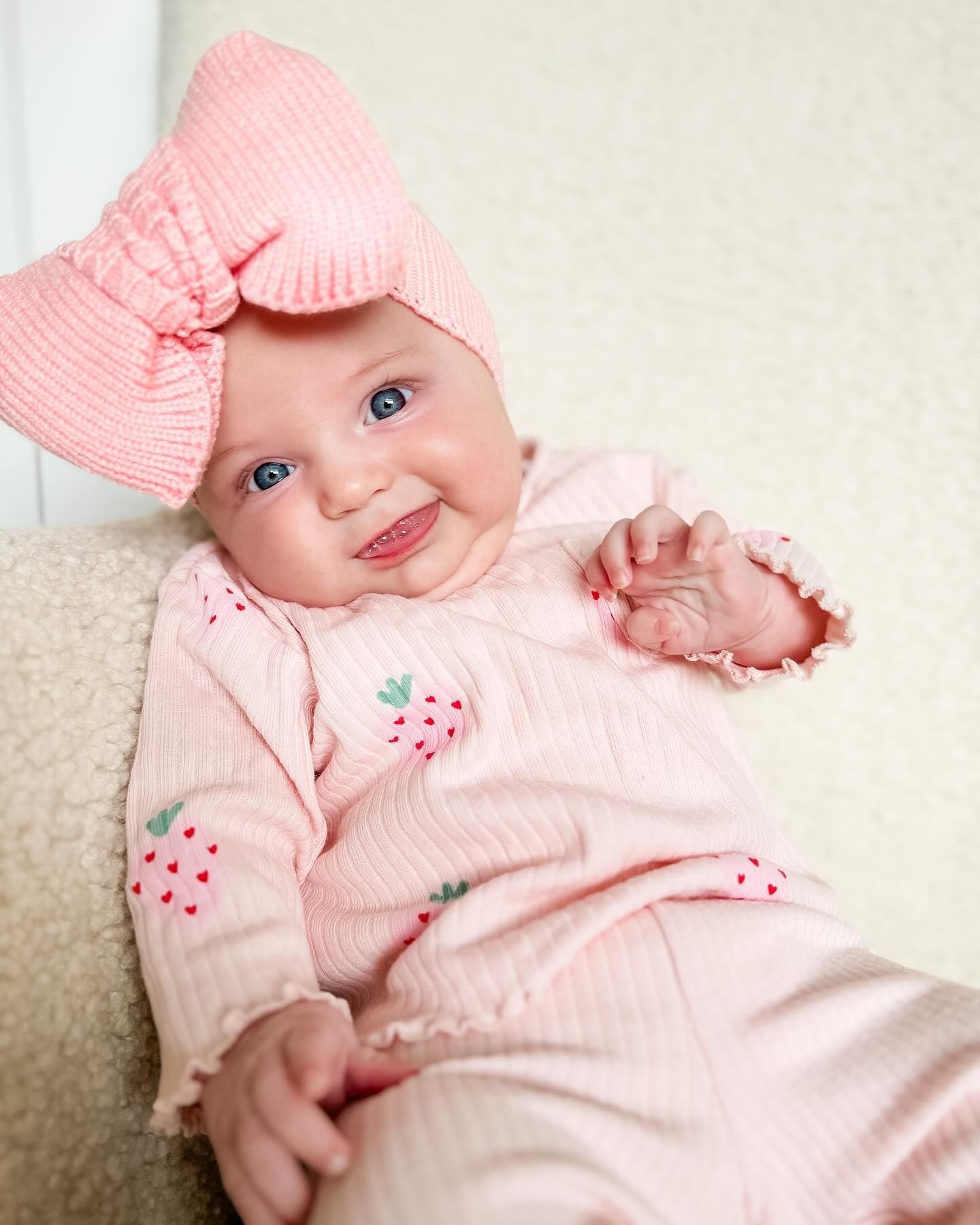 Strawberry 3-Piece Baby Outfit Set