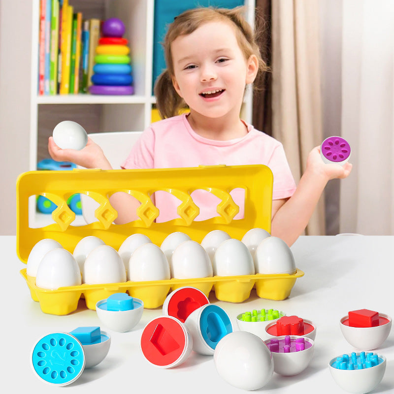Baby Learning Educational Toys Smart Egg Shape Matching Sorters