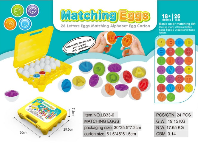Baby Learning Educational Toys Smart Egg Shape Matching Sorters