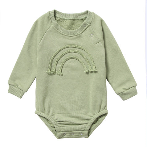 Spring And Autumn Baby Romper - Long Sleeve - Cotton