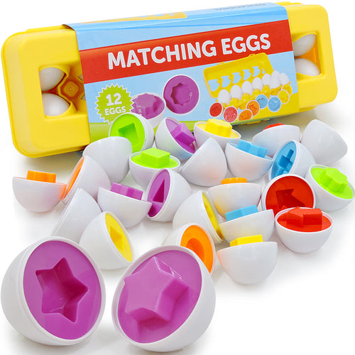 Baby Learning Educational Toys Smart Egg Shape Matching Sorters