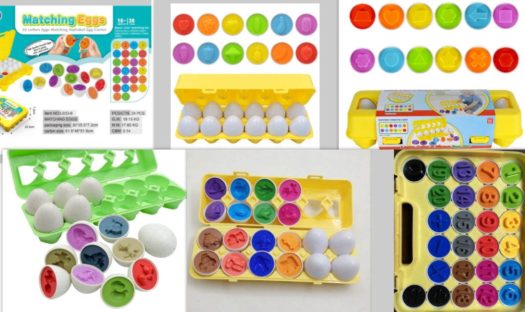 Baby Learning Educational Toys Smart Egg Shape Matching Sorters