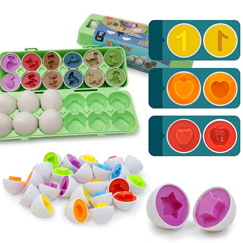 Baby Learning Educational Toys Smart Egg Shape Matching Sorters
