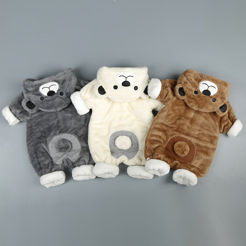 Snuggle Bear Onesie – Cozy Fleece Bear Romper